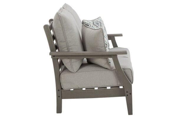 Visola Gray Loveseat W/Cushion - Image 4