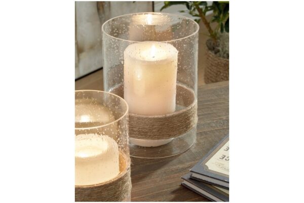 Eudocia Clear Candle Holder Set (Set of 2) - Image 3