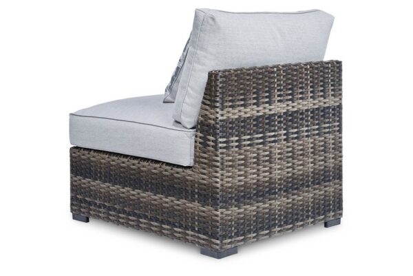 Harbor Court Gray Armless Chair W/Cushion (Set of 2) - Image 4