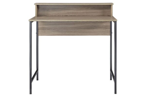 Titania Light Brown / Gunmetal Home Office Small Desk - Image 6