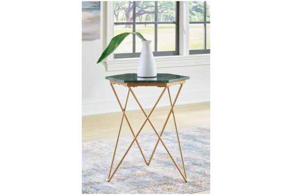 Engelton Green / Gold Accent Table - Image 2