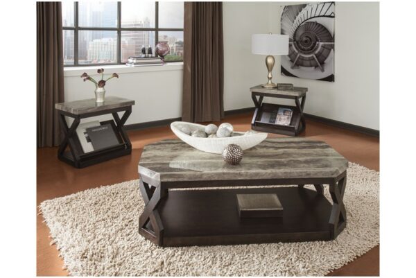 Radilyn Grayish Brown Occasional Table Set (Set of 3) - Image 2