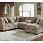 Pantomine Driftwood Right Arm Facing Chaise With Armless Loveseat 4 Pc Sectional