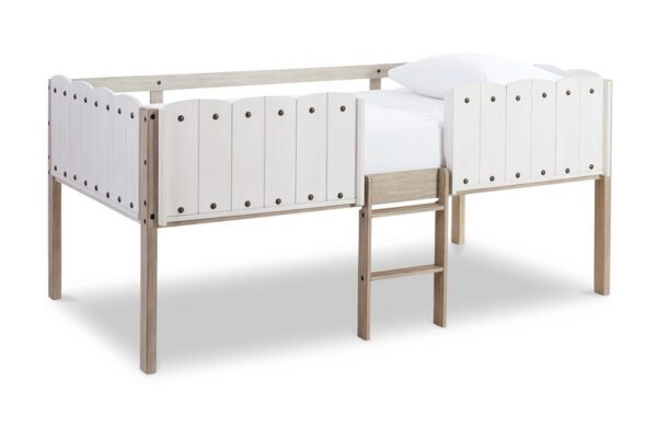 Wrenalyn White / Brown / Beige Twin Loft Bed Frame - Image 3