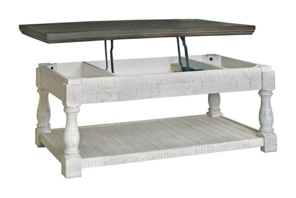 Havalance Gray / White Lift Top Cocktail Table - Image 3