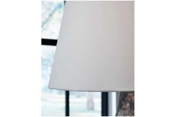 Bluacy Antique Gray Glass Table Lamp - Image 3