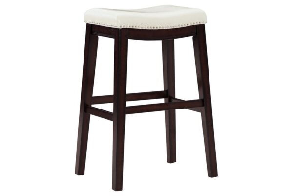 Lemante Ivory / Brown Tall Uph Stool (Set of 2) - Image 3