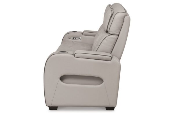 Boyington Gray 2 Pc. Power Reclining Sofa, Power Reclining Loveseat - Image 4