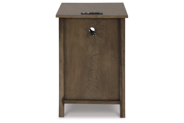 Treytown Grayish Brown Chair Side End Table - Image 6