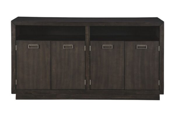 Hyndell Dark Brown Dining Room Server - Image 5