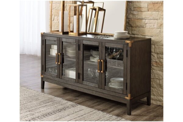 Burkhaus Dark Brown Dining Room Server - Image 2