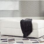 Karinne Linen Oversized Accent Ottoman