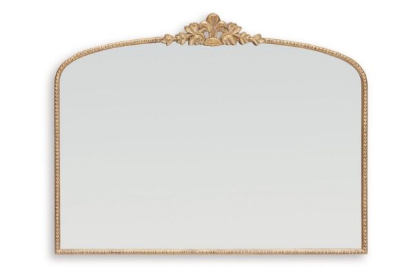 Tellora Gold Finish Accent Mirror - Image 3