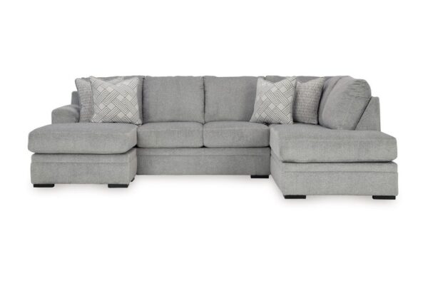 Casselbury Cement 2 Piece Sectional With Raf Corner Chaise - Image 3