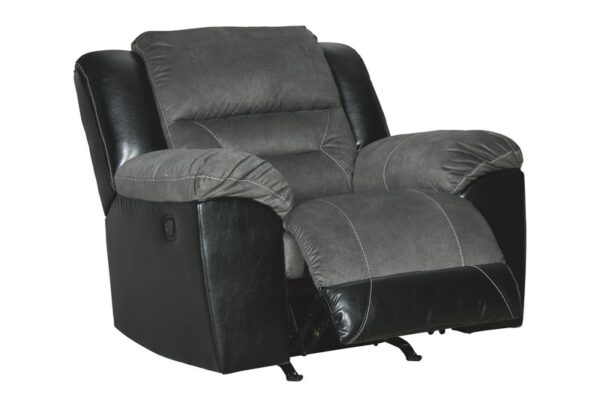 Earhart Slate Rocker Recliner - Image 3