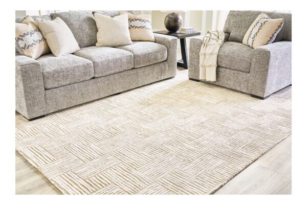 Adanmund Beige / Caramel Large Rug - Image 2