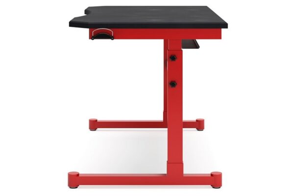 Lynxtyn Red / Black Adjustable Height Desk - Image 6