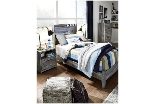 Baystorm Gray Twin Panel Bed - Image 7