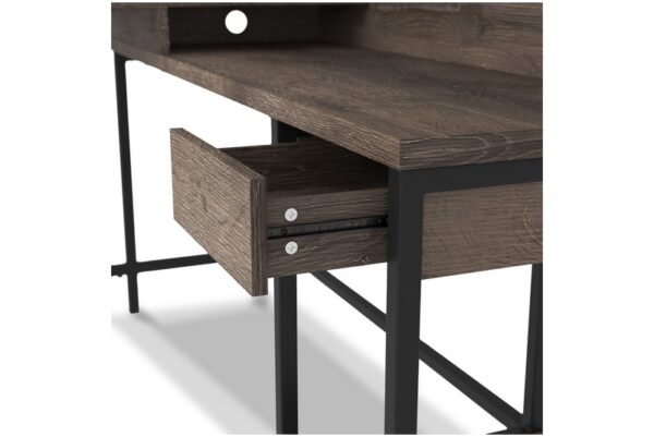 Arlenbry Gray L desk With Storage - Image 8