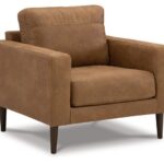 Telora Caramel 4 Pc. Sofa, Loveseat, Chair, Ottoman