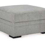 Casselbury Cement Ottoman With Storage