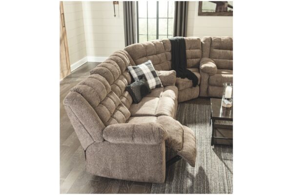 Workhorse Cocoa Reclining Sofa - Image 5