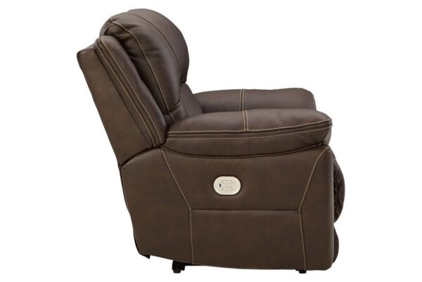 Dunleith Chocolate Zero Wall Recliner W/pwr Hdrst - Image 5