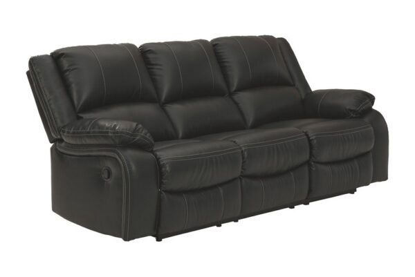 Calderwell Black Reclining Sofa - Image 4