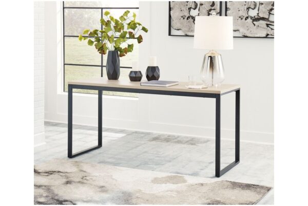 Waylowe Natural / Black Home Office Desk - Image 2