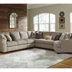 Pantomine Driftwood Right Arm Facing Cuddler 5 Pc Sectional