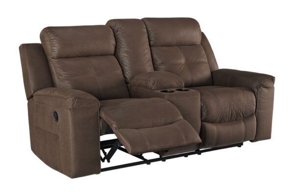 Jesolo Coffee Dbl Rec Loveseat W/Console - Image 3