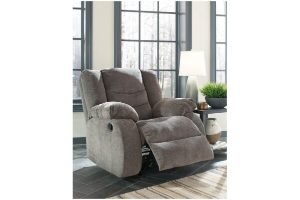 Tulen Gray Rocker Recliner - Image 4