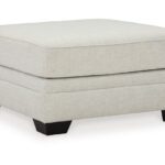 Huntsworth Dove Gray Oversized Accent Ottoman