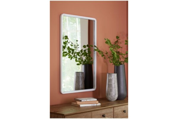 Brocky White Accent Mirror Rectangle - Image 2