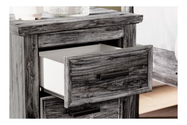 Thyven Gray Two Drawer Night Stand - Image 9