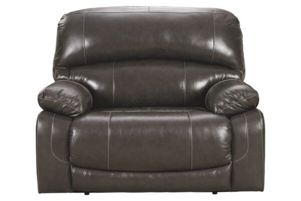 Hallstrung Gray Pwr Recliner/Adj Headrest - Image 4