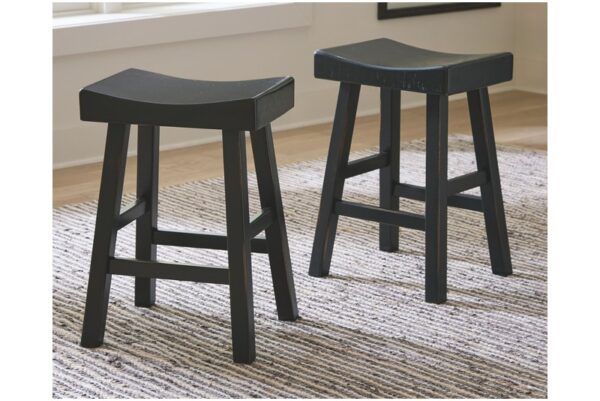 Glosco Black Stool (Set of 2) - Image 3