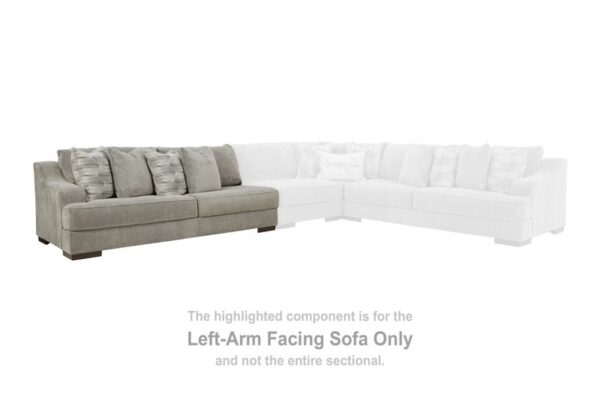 Bayless Smoke Laf Sofa - Image 2