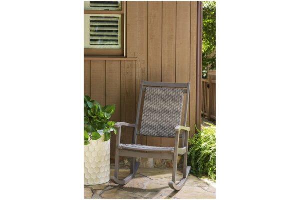 Emani Gray Rocking Chair - Image 2