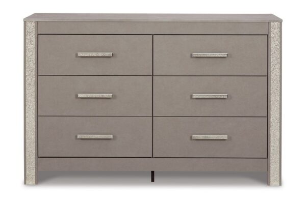 Surancha Gray Six Drawer Dresser - Image 4