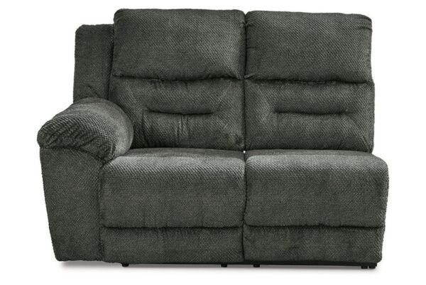 Nettington Smoke Laf Power Rec Loveseat - Image 3