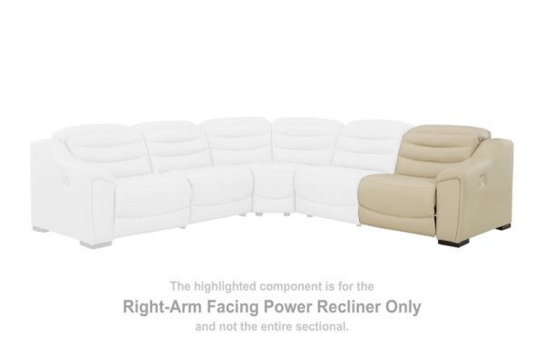 Center Line Cream Raf Zero Wall Power Recliner - Image 2