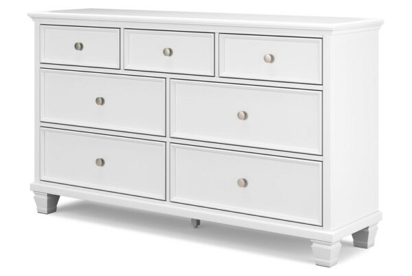 Fortman White Dresser - Image 4