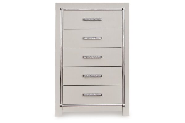 Zyniden Silver Five Drawer Chest - Image 4