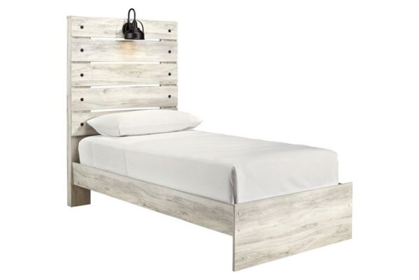 Cambeck Whitewash Twin Panel Bed - Image 3