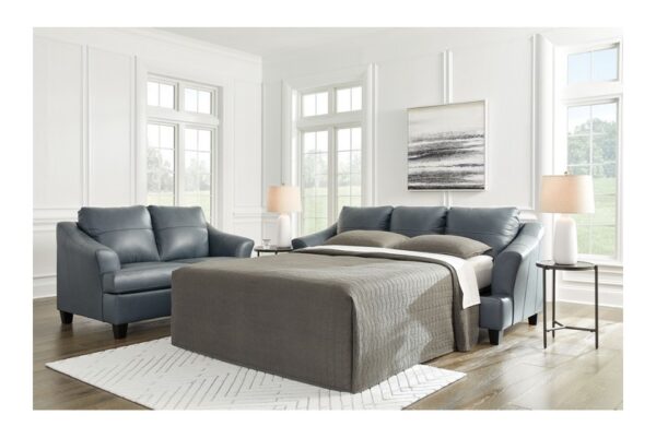 Genoa Steel Queen Sofa Sleeper - Image 2