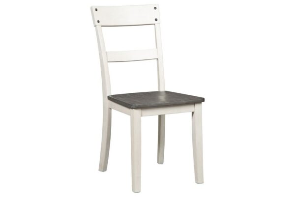 Nelling White / Brown / Beige Dining Room Side Chair (Set of 2) - Image 4