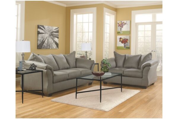 Darcy Cobblestone Loveseat - Image 14