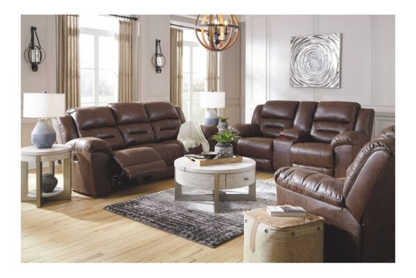 Stoneland Chocolate 2 Pc. Reclining Sofa, Loveseat - Image 6