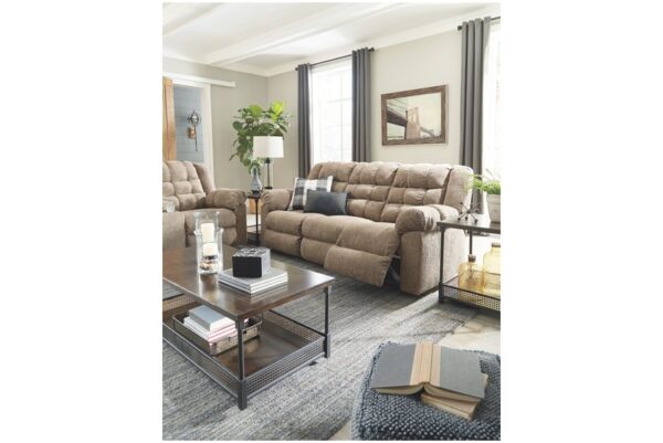 Workhorse Cocoa Reclining Sofa - Image 4